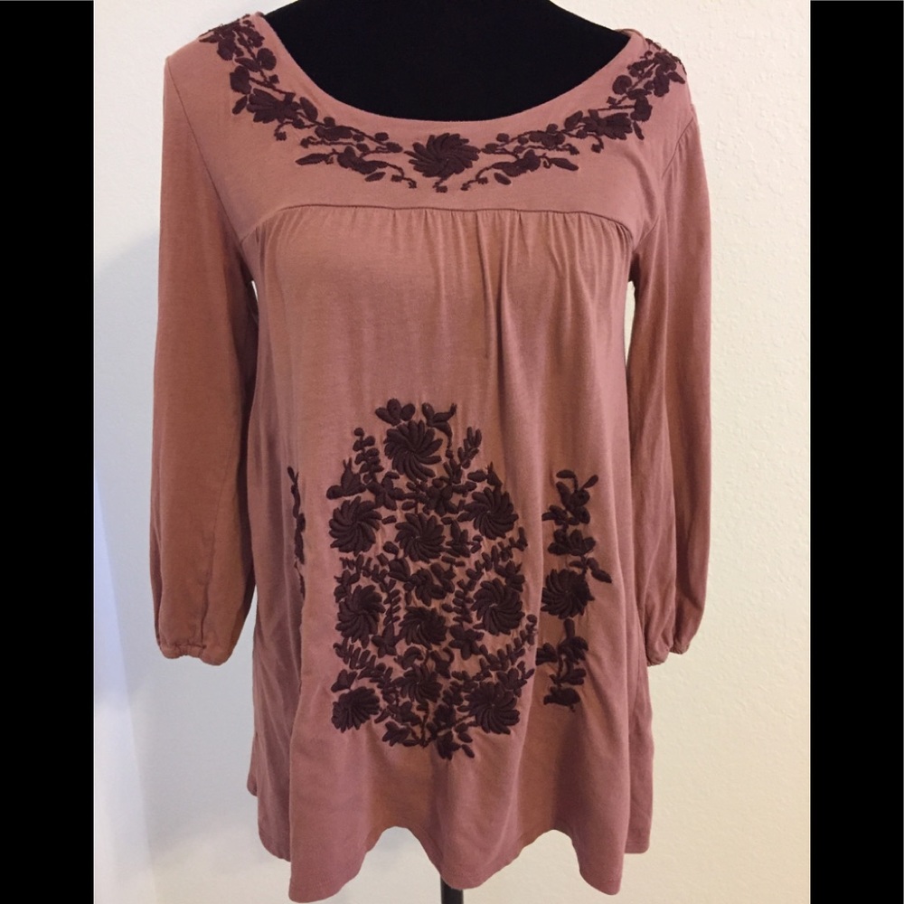 Garnet Hill Embroidered Tunic